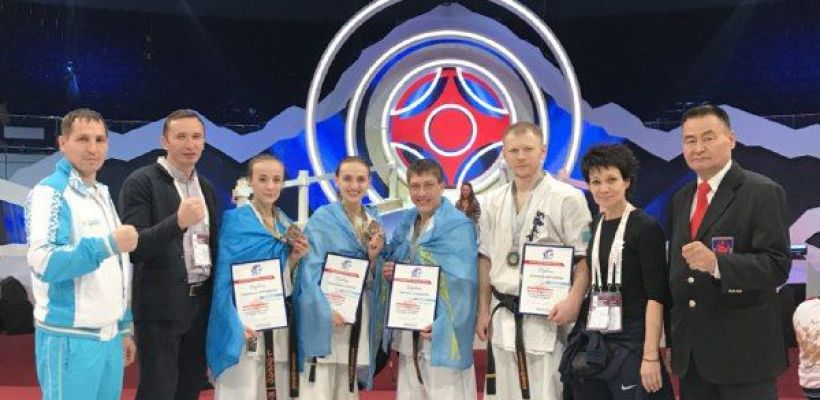 Сборная Казахстана по каратэ завоевала 5 медалей на чемпионате мира