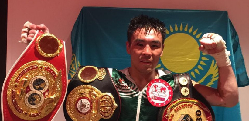 Нурсултан Жанабаев завоевал два чемпионских пояса, выиграв бой в Австралии