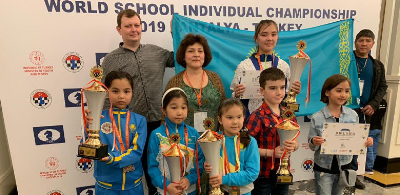 8 медалей завоевали школьники Казахстана на ЧМ по шахматам