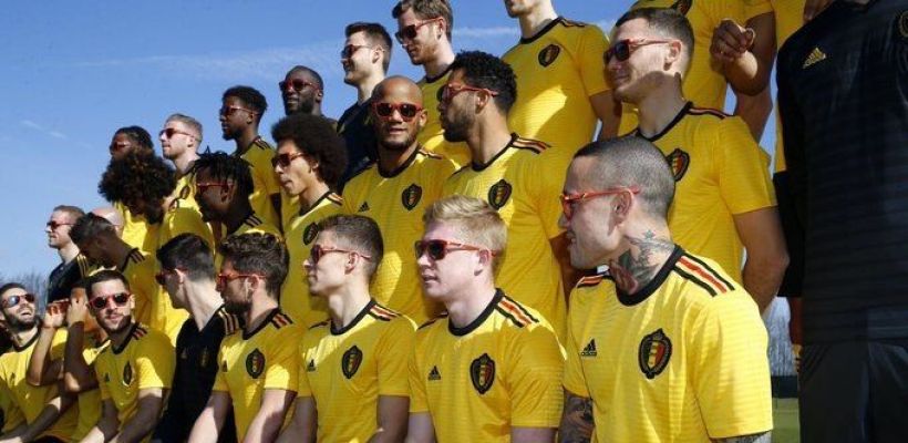 Новая кислотная фотосессия сборной Бельгии по футболу