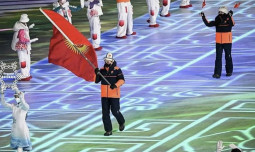 ФОТО. Флаг Кыргызстана на церемонии открытия Зимних Олимпийских игр в Пекине