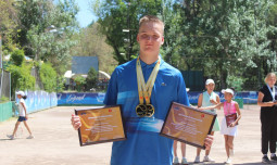 Теннисист Давид Могилевский выиграл турнир ATF в Бишкеке