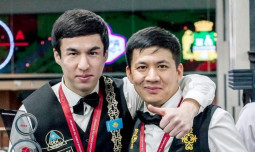 Дастан Лепшаков и Азиз Мадаминов в составе сборной Азии выиграли Кубок по бильярду