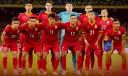 Сборная Кыргызстана опустилась на 98 место в рейтинге ФИФА