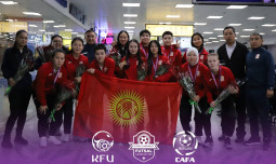 Женская сборная Кыргызстана вернулись с турнира CAFA