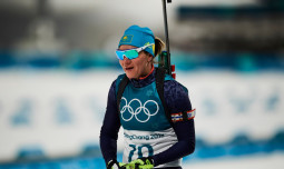 Казахстанская биатлонистка стала 53-й в гонке преследования на ЧМ-2024