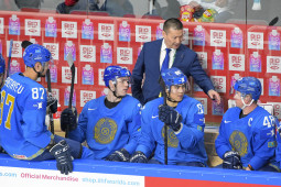 Прямая трансляция матча Казахстан - Россия (U-25) на турнире Qazaqstan Hockey Open